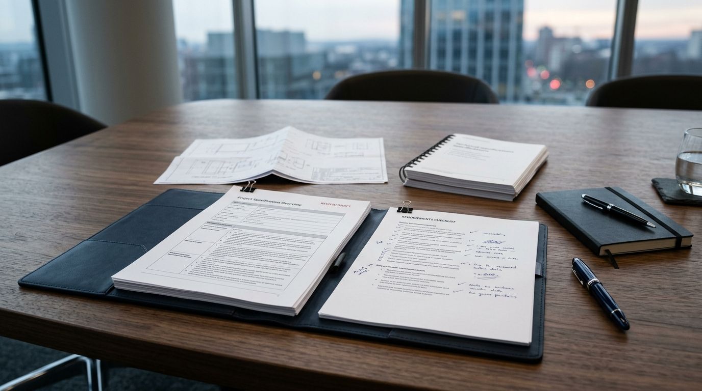 Business requirement documents prepared for review